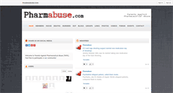 Desktop Screenshot of pharmabuse.com